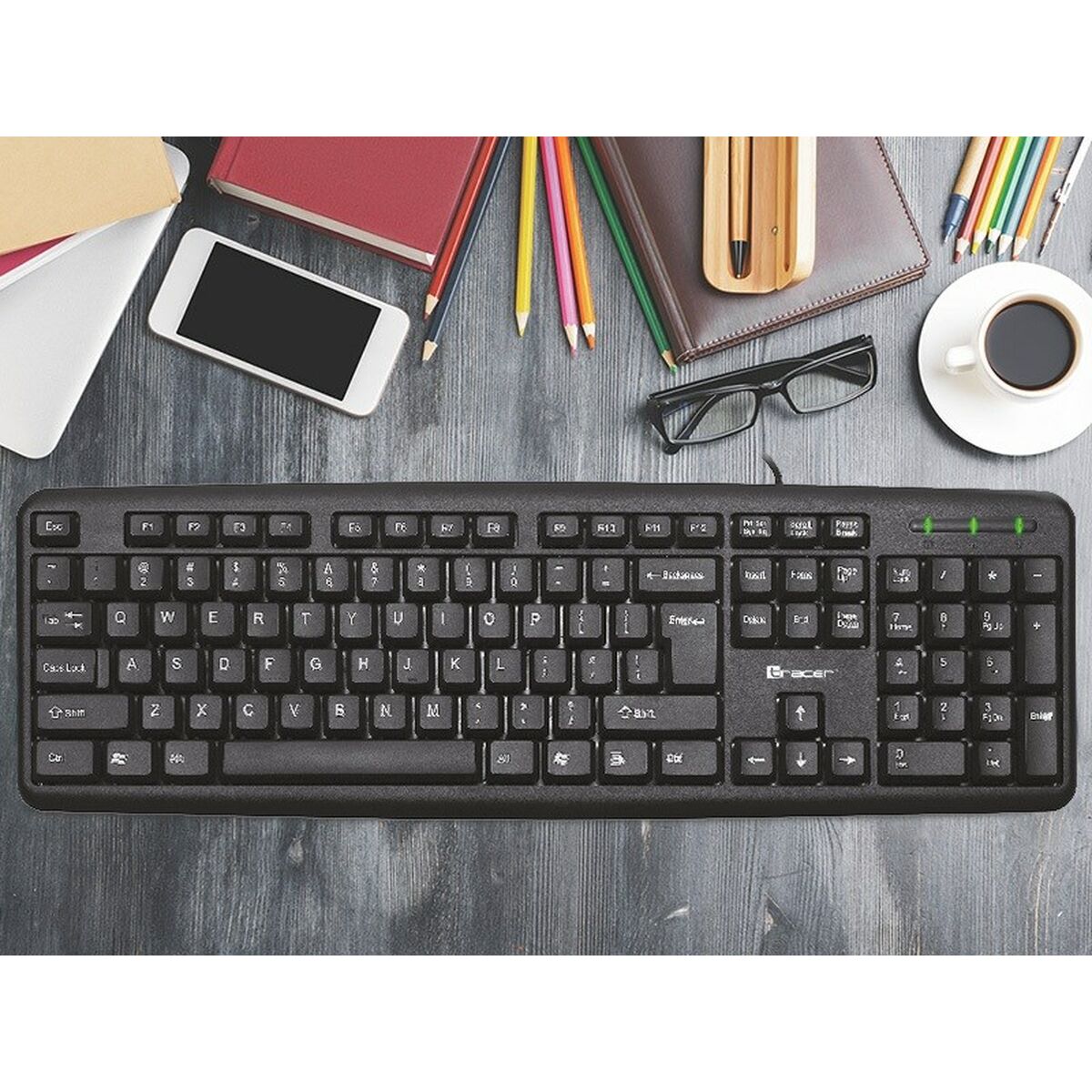 Клавиатура Tracer Maverick Черен QWERTY